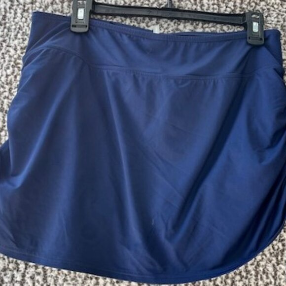 LANDS' END Navy Blue Two Piece Tank Top Bathing Suit - Picture 8 of 9